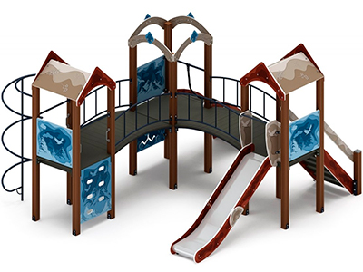 Детская игровая площадка Шёпот скал-9