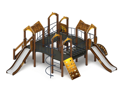 Детская игровая площадка Эко-город приключений-4