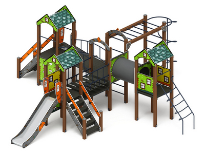 Детская игровая площадка Город приключений-6