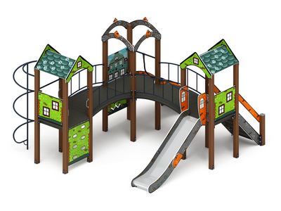 Детская игровая площадка Город приключений-1