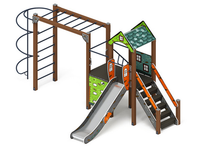 Детская игровая площадка Уютный дворик-9