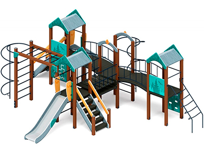 Детская игровая площадка Еловый островок-2