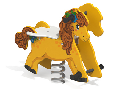 Качалка на одинарной пружине Ипподром 1