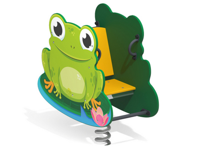 Качалка на одинарной пружине Желтобрюхая квакуша 1