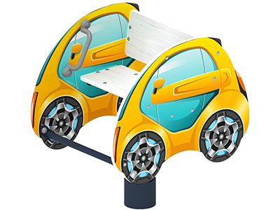 Качалка на пружине Автомобиль 3