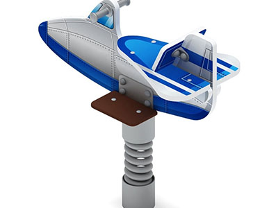 Качалка на пружине Крылатая машина 2