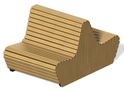 Шезлонг реечный 3