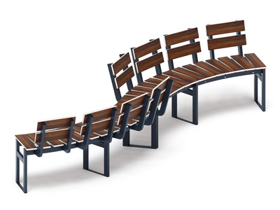 Скамья модульная Гибкость движений-4 (тёмный дуб)