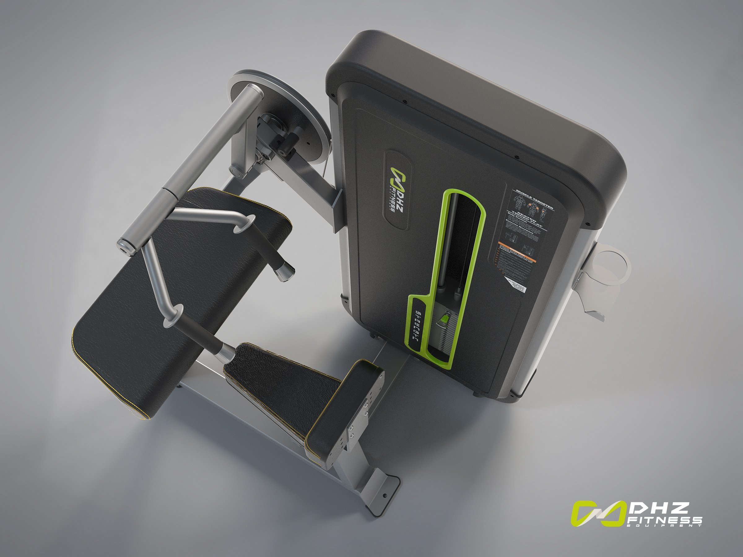 Трицепс-машина сидя (Прямая парта) A3027 - вид 5