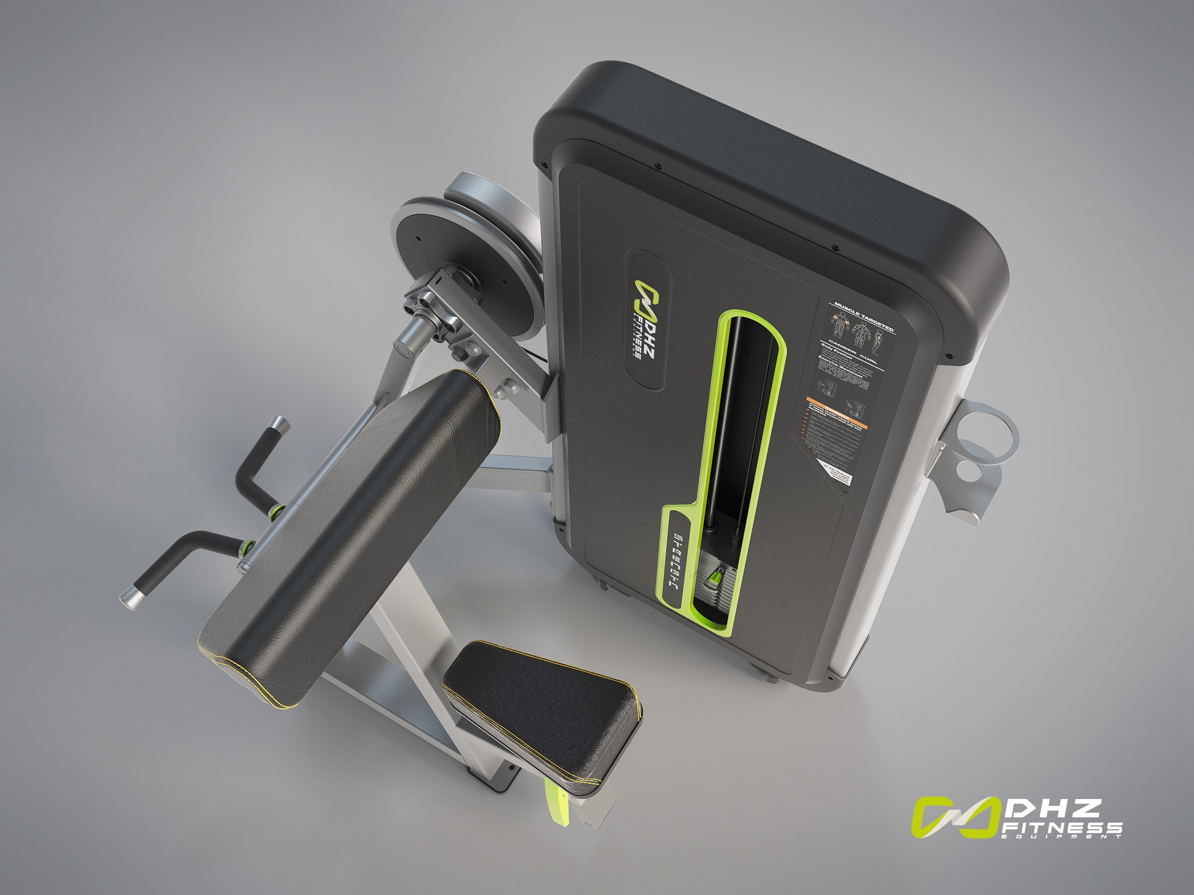 Бицепс-машина сидя A3030 - вид 3