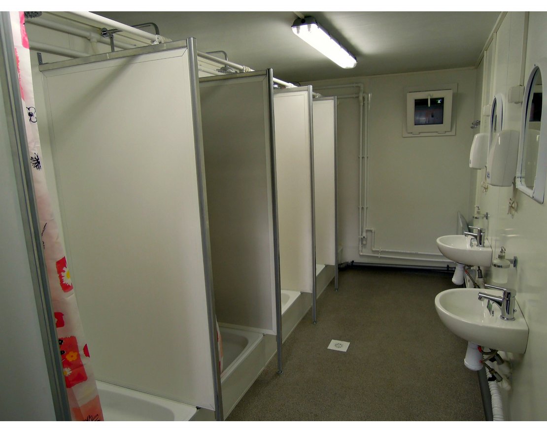 Автономная душевая М+Ж с раковинами 215 - вид 4