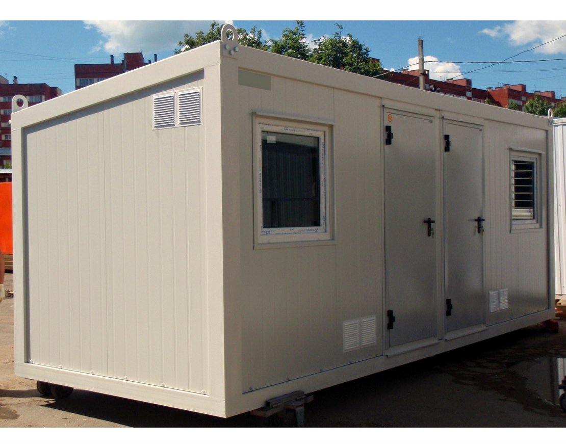 Автономная душевая М+Ж с раковинами 215 - вид 5