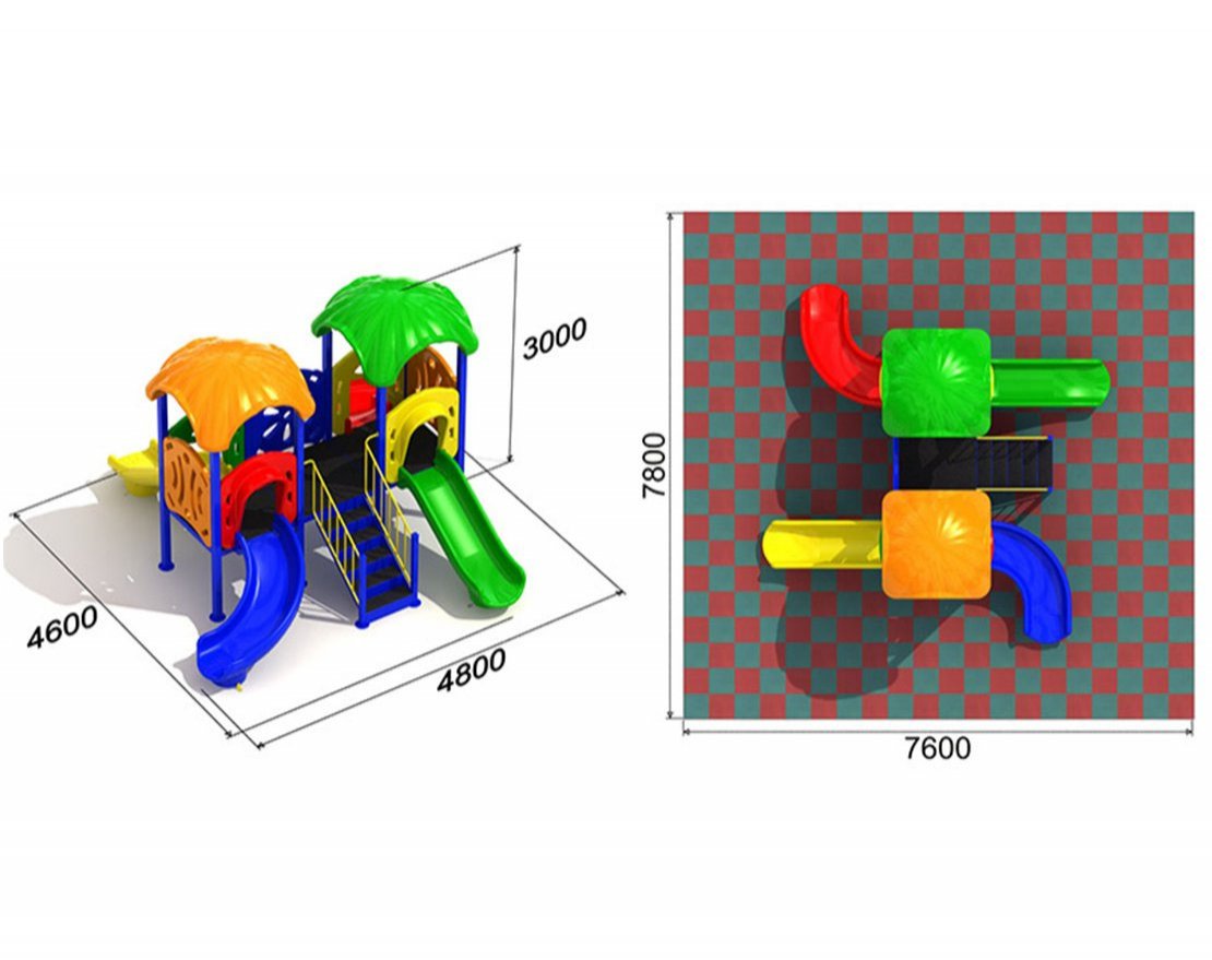 Детская игровая площадка Близнецы 2.2 - вид 3