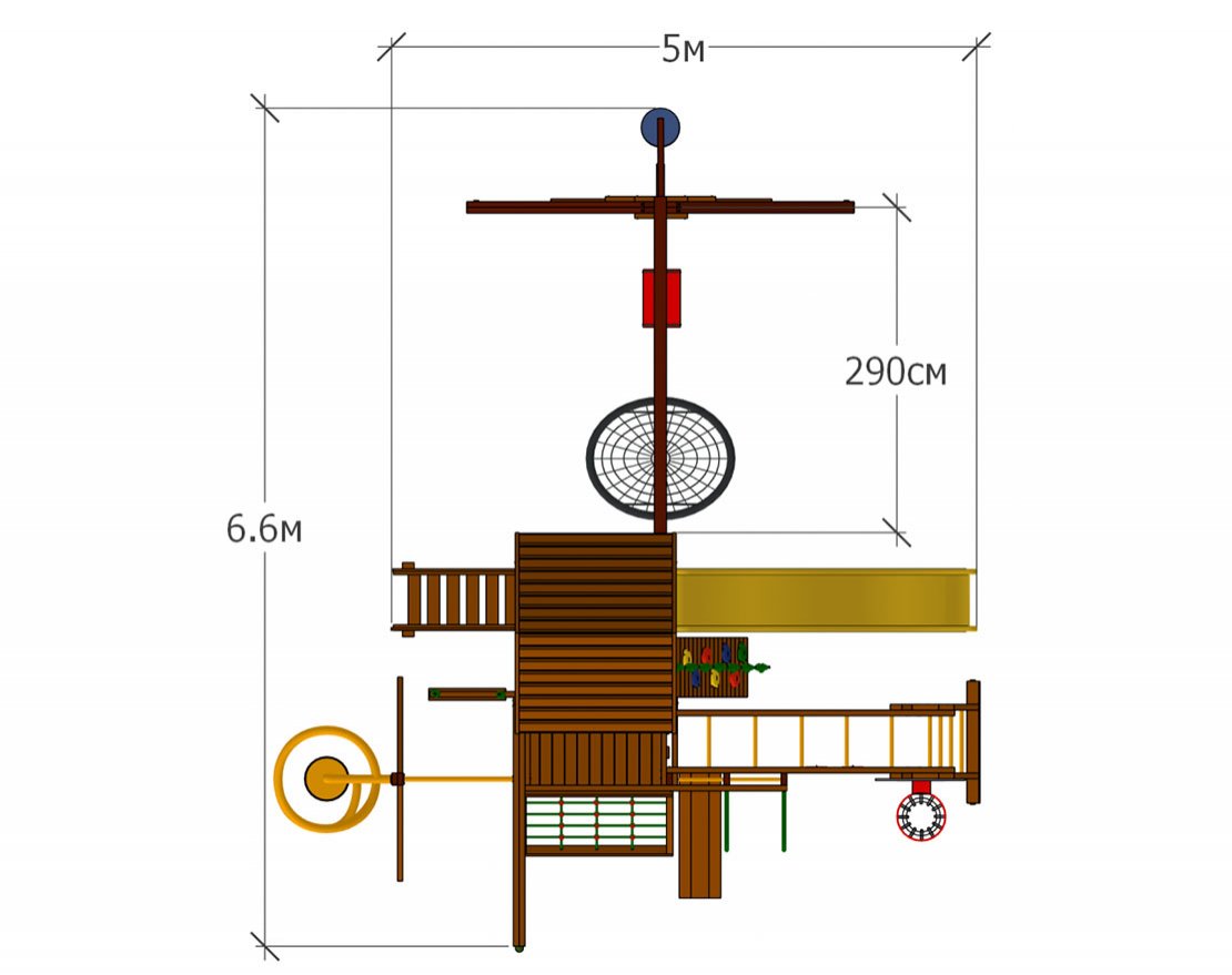 Детская игровая площадка Айова 5 - вид 4