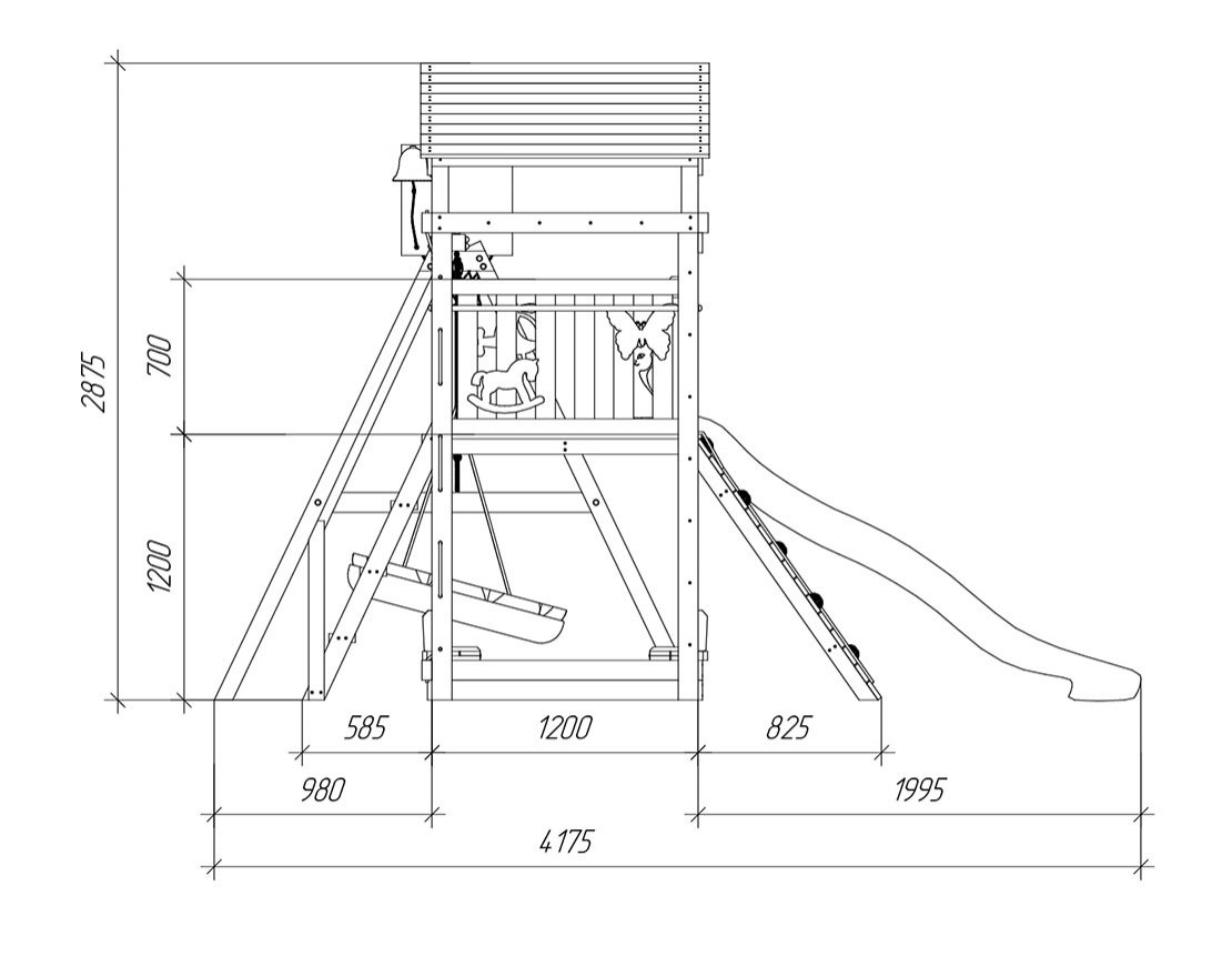 Детская игровая площадка Гарда 5 Вайлэнд - вид 2