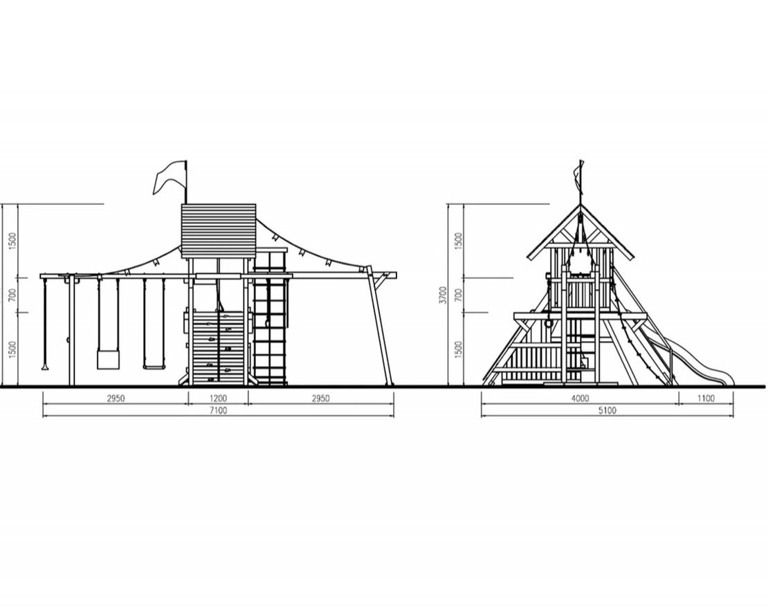 Детская игровая площадка Галиот 3 - вид 3