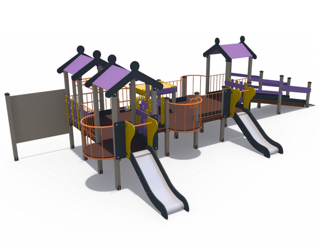 Детская игровая площадка Тридевятое царство Н-750 - вид 3