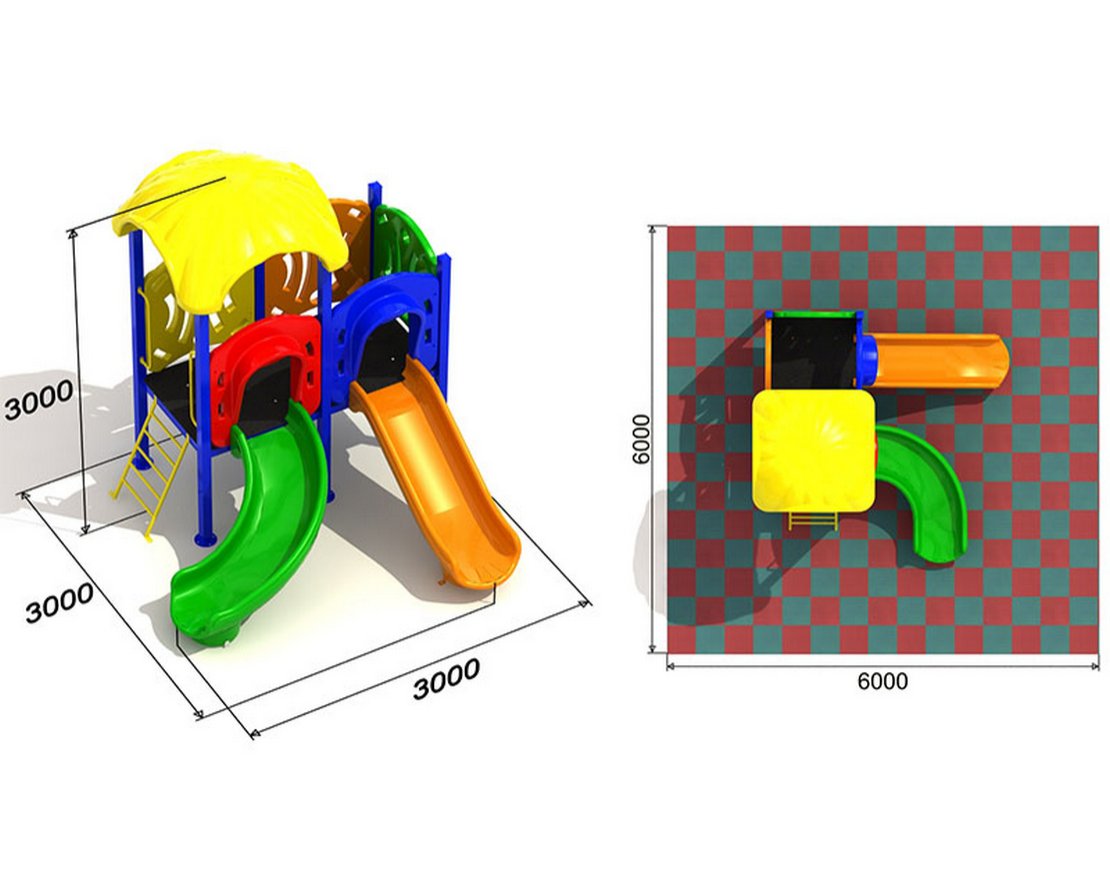 Детская площадка Лимпопо 3.2.2 - вид 3