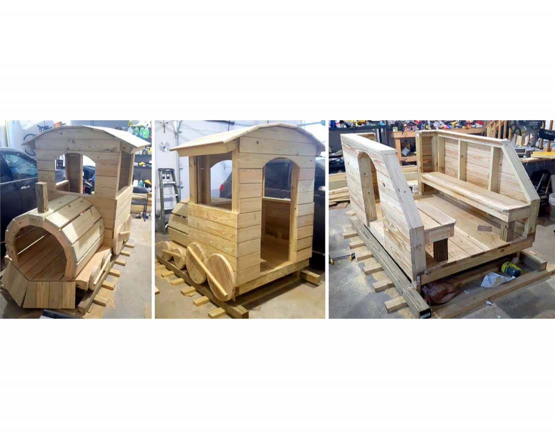 Детская площадка TORUDA WOOD Локомотив - вид 4