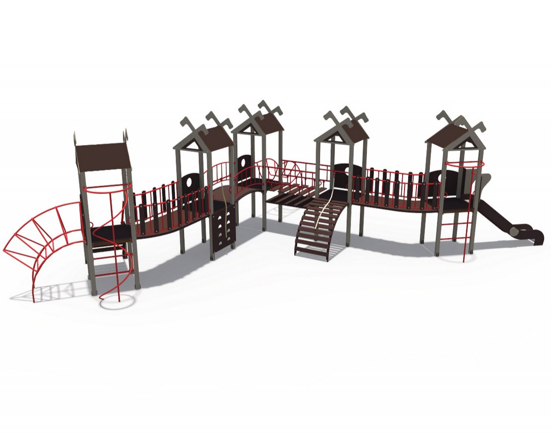 Детский игровой комплекс Лесная долина Н-1200 ДИО 06070 - вид 3