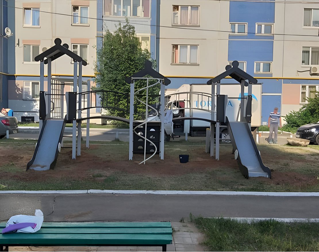 Детский игровой комплекс Домино Северный Мишка Н-1500 и Н-1200 ДИО 03140 - вид 5