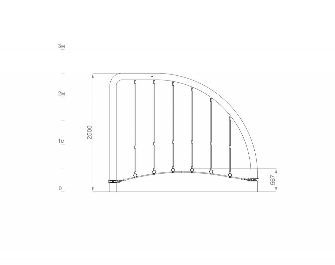 ДЕТСКОЕ ИГРОВОЕ ОБОРУДОВАНИЕ ARCH «AR-01.05» - вид 4