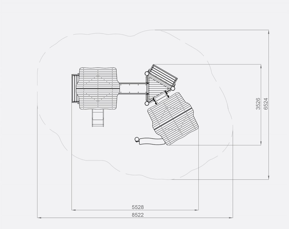 ДЕТСКОЕ ИГРОВОЕ ОБОРУДОВАНИЕ Legno «LE-01.41» - вид 4