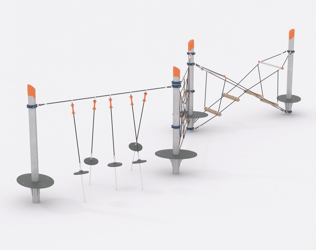 ДЕТСКОЕ ИГРОВОЕ ОБОРУДОВАНИЕ MODUL «MO-03.02» - вид 2