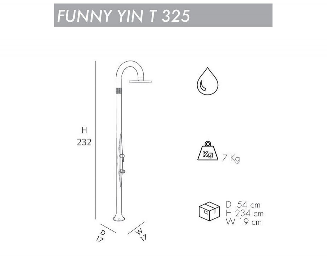 Душ уличный Funny Yin T 325 - вид 3