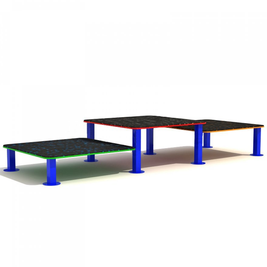 Элемент для выгула собак Площадка тройная - вид 3