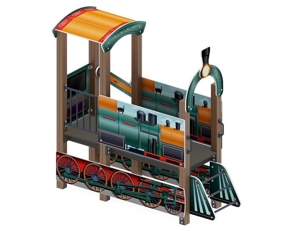 Игровая форма Поезд детства 3 цветной - вид 2