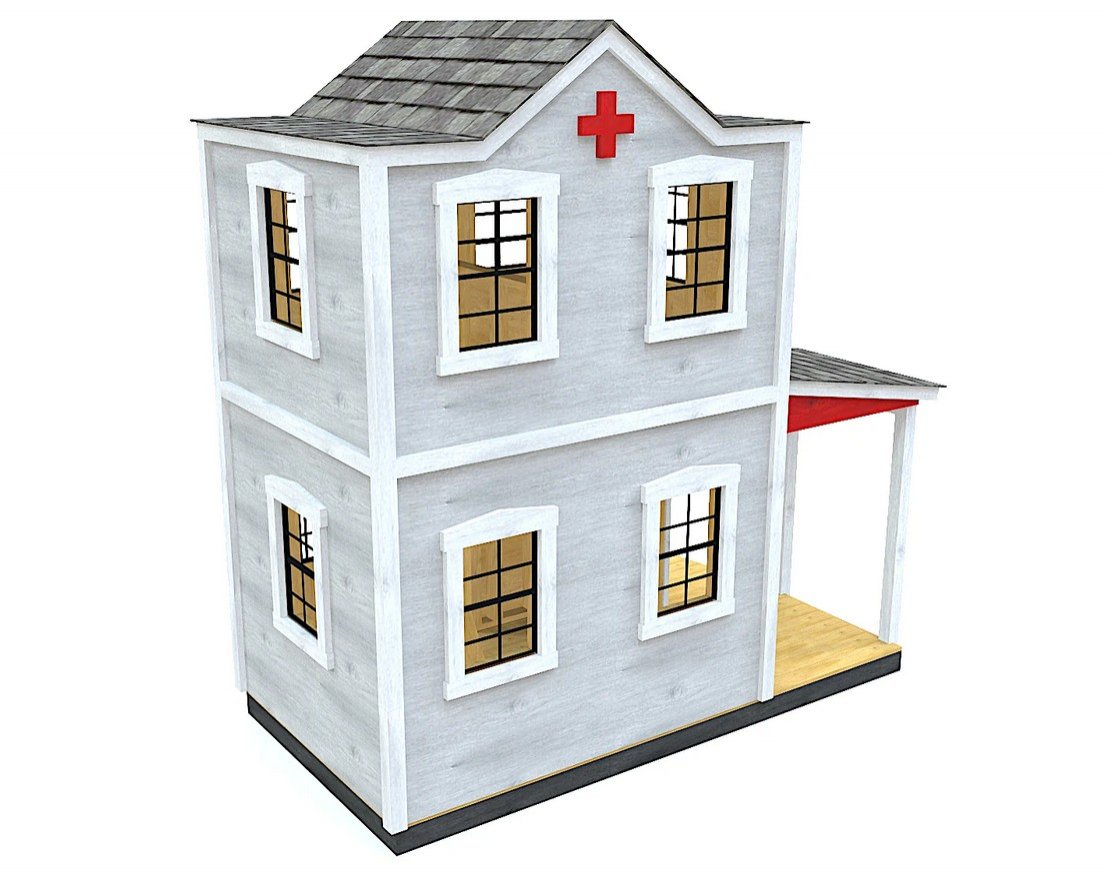 Игровой домик TORUDA WOOD Больница - вид 3