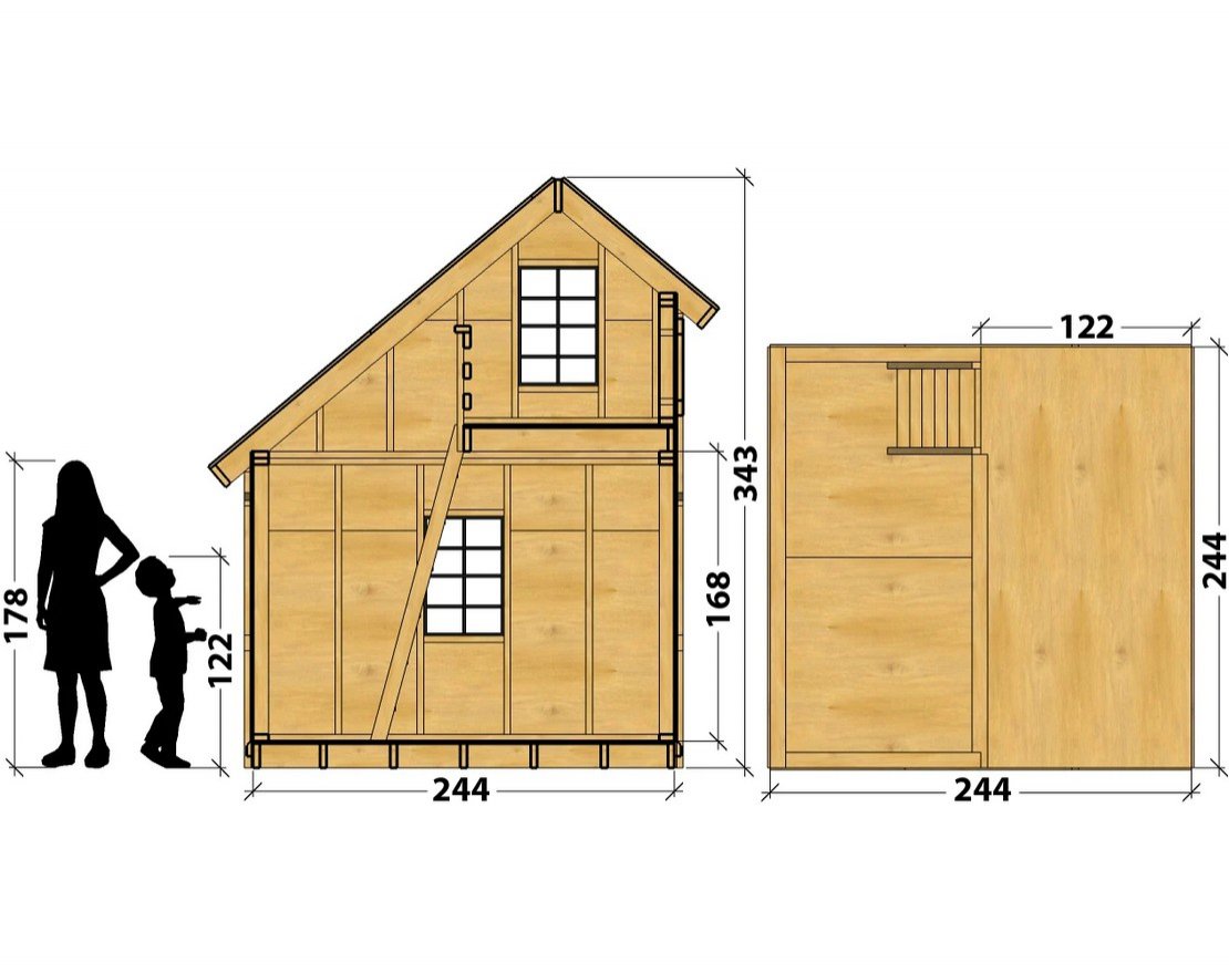Игровой домик TORUDA WOOD Коттедж 4 - вид 2