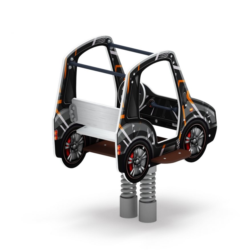 Качалка на пружине Автомобиль 8 (средний) - вид 3