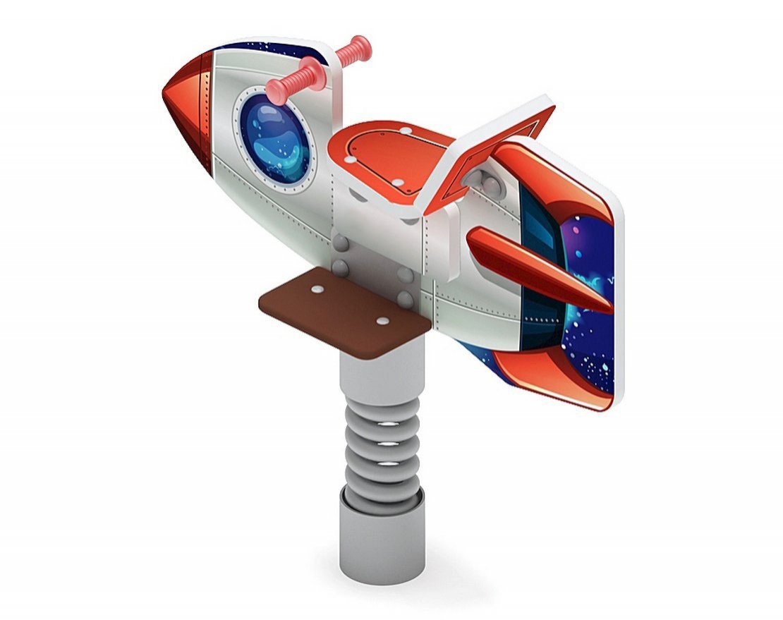 Качалка на пружине Звездолёт 1 - вид 2