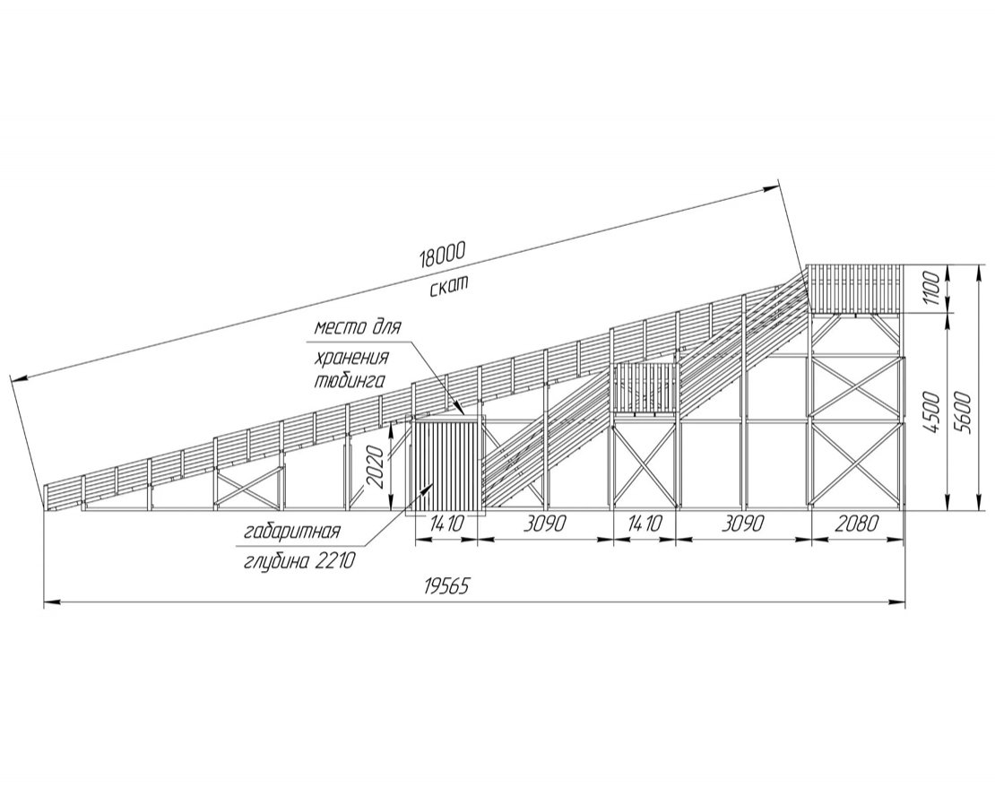 Место для хранения к Зимней горке TORUDA Север-12 и Зимней горке TORUDA Север-12/1 - вид 5
