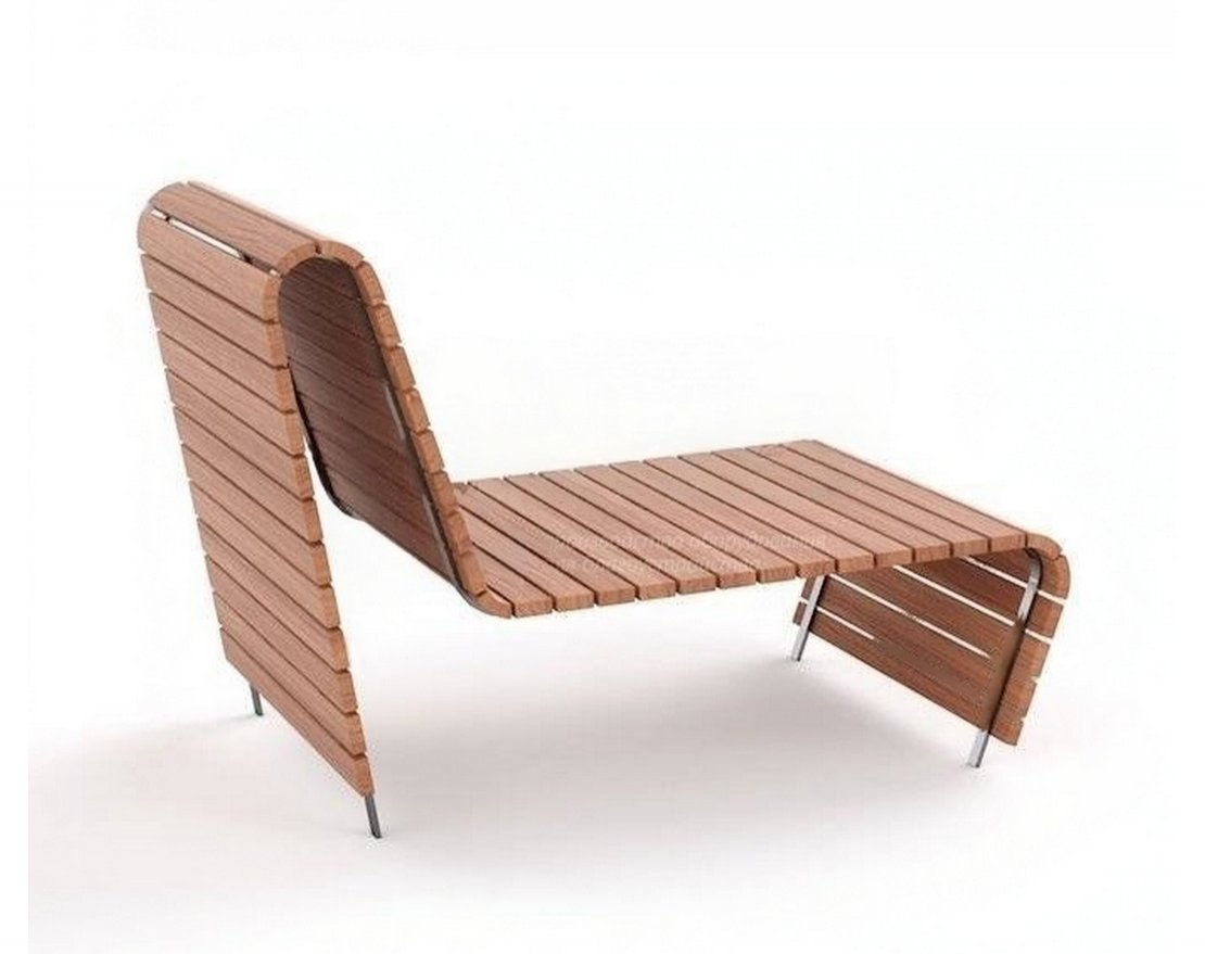 Парковый лежак Амфибия 0.7 м - вид 4