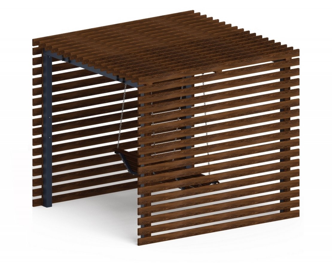 Пергола Хэнди с диваном (без поликарбоната) - вид 3