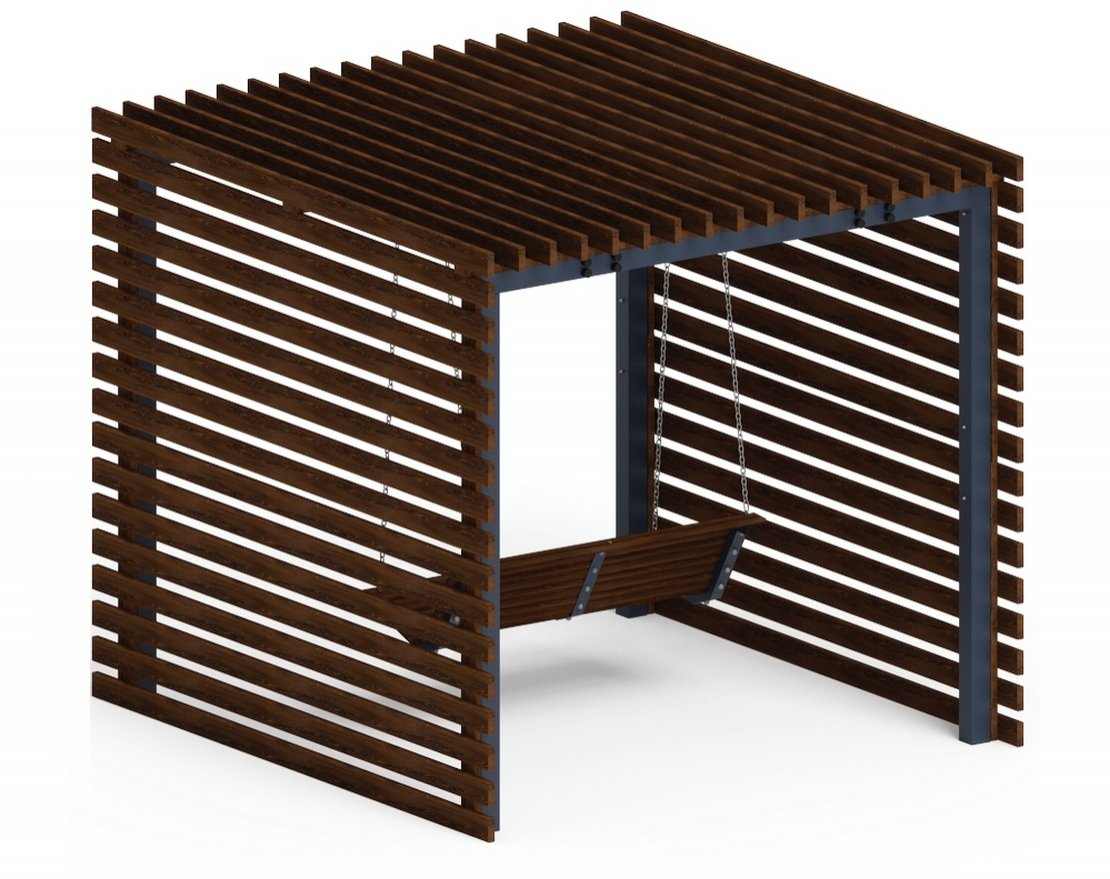 Пергола Хэнди с диваном (без поликарбоната) - вид 4