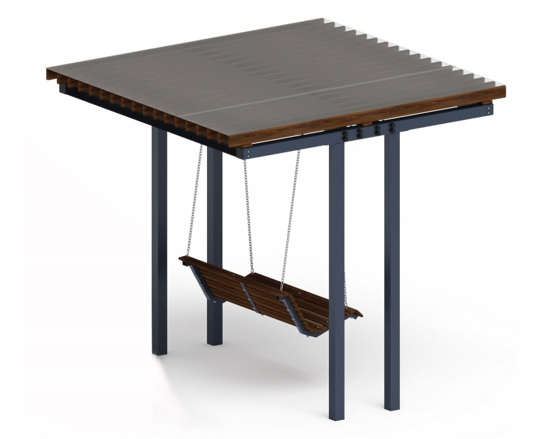 Пергола с диваном Рэст - вид 3