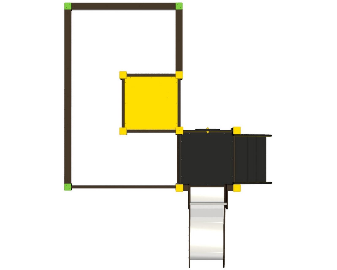 Песочница с игровым модулем Песочная вершина - вид 4