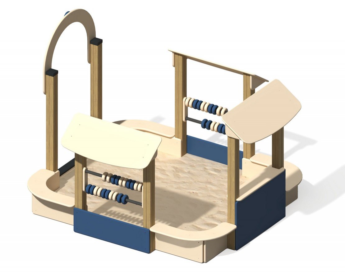 Песочный дворик Математические элементы - вид 2