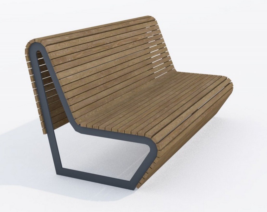 Скамейка 1 - вид 3