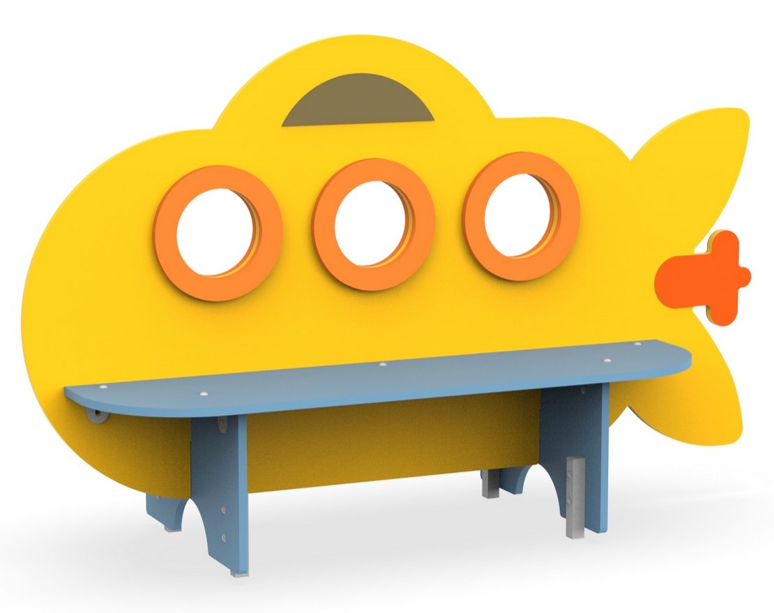 Скамейка детская Подлодка 1 - вид 3