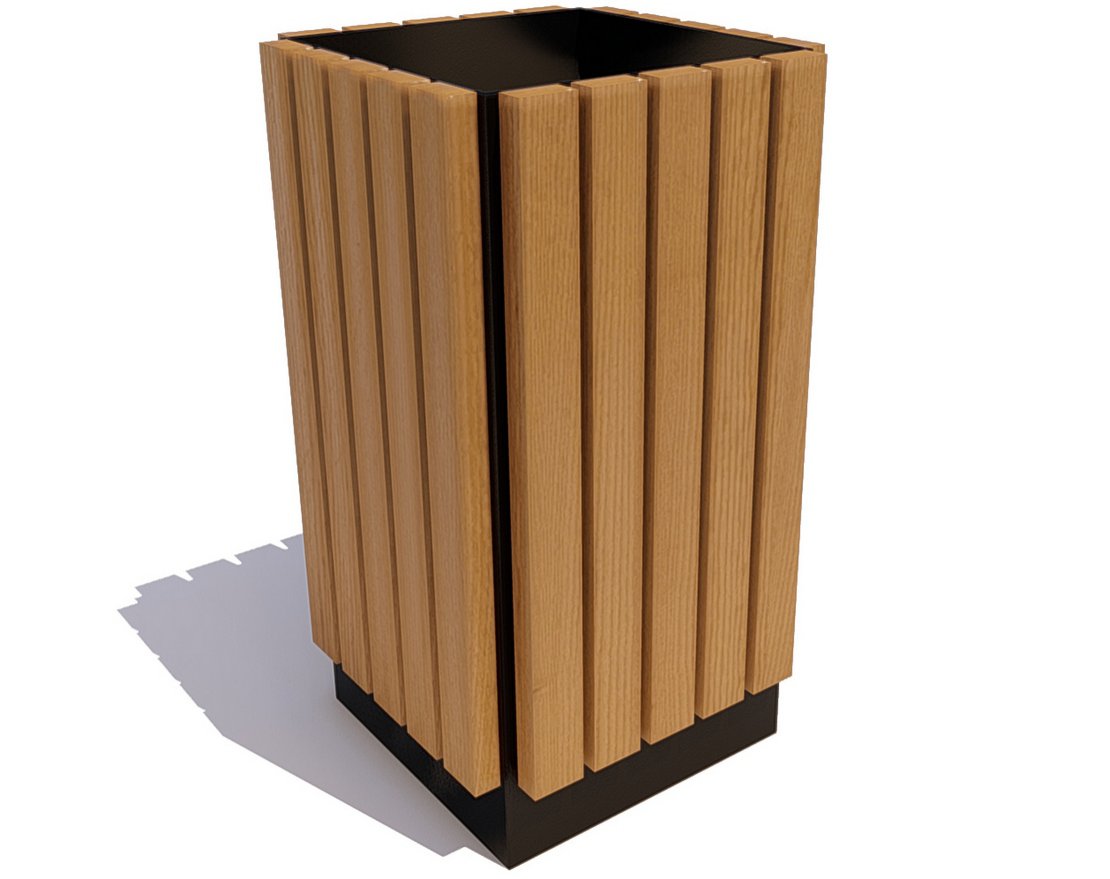 Урна уличная Вертикаль - вид 3