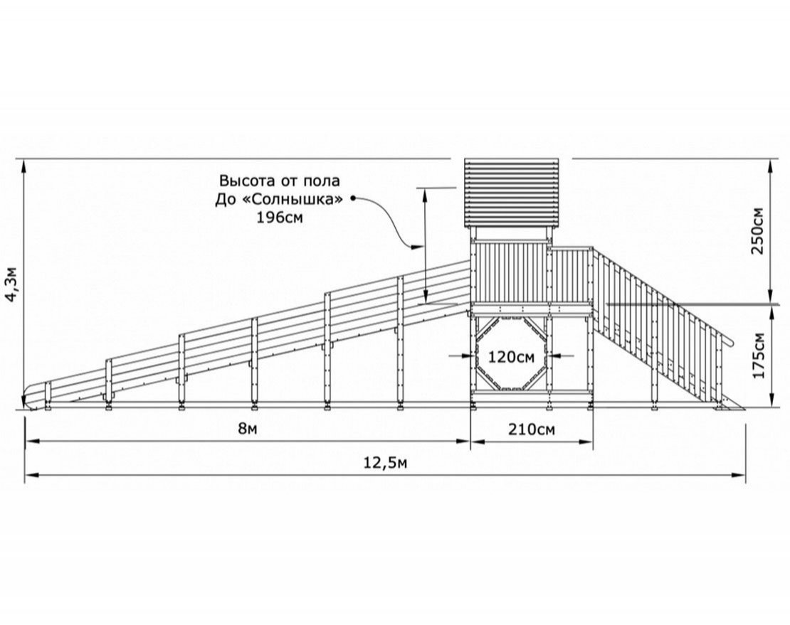 Зимняя горка Осло - вид 2
