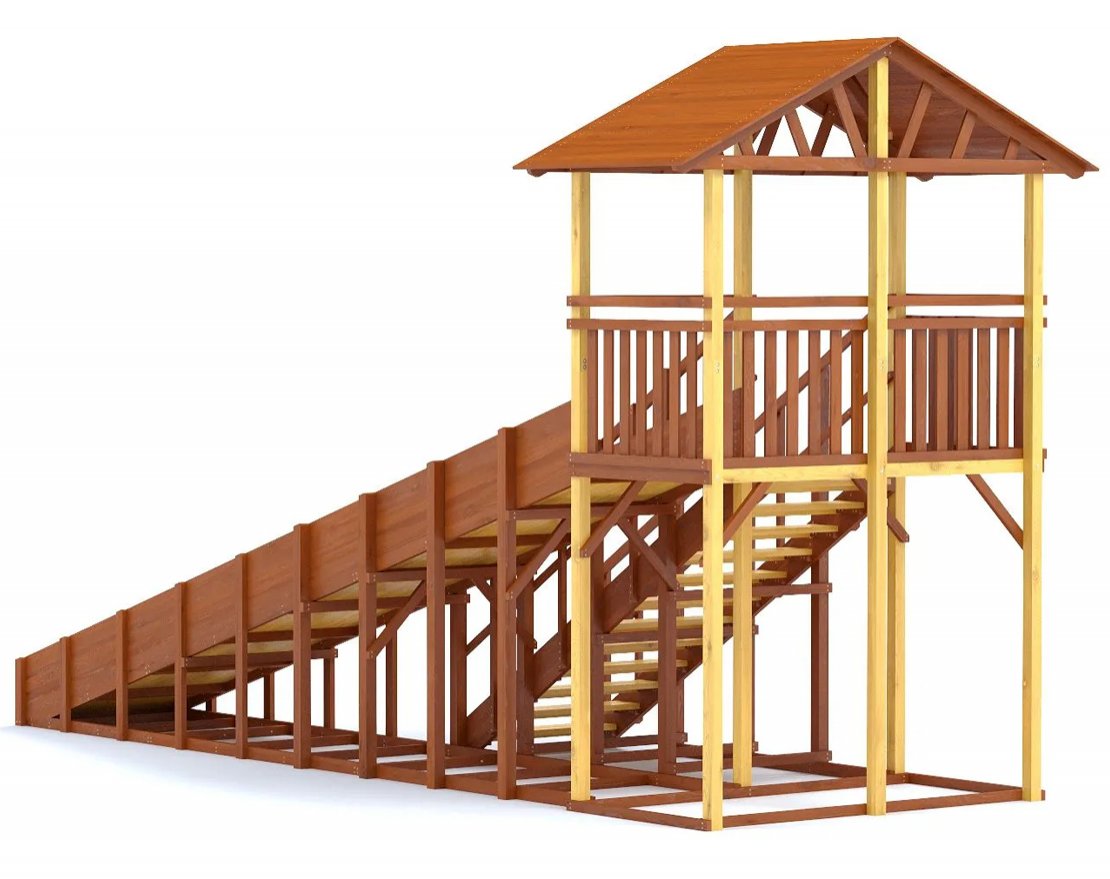 Зимняя горка TORUDA Север - 6/1 (скат 7,6 м) - вид 3