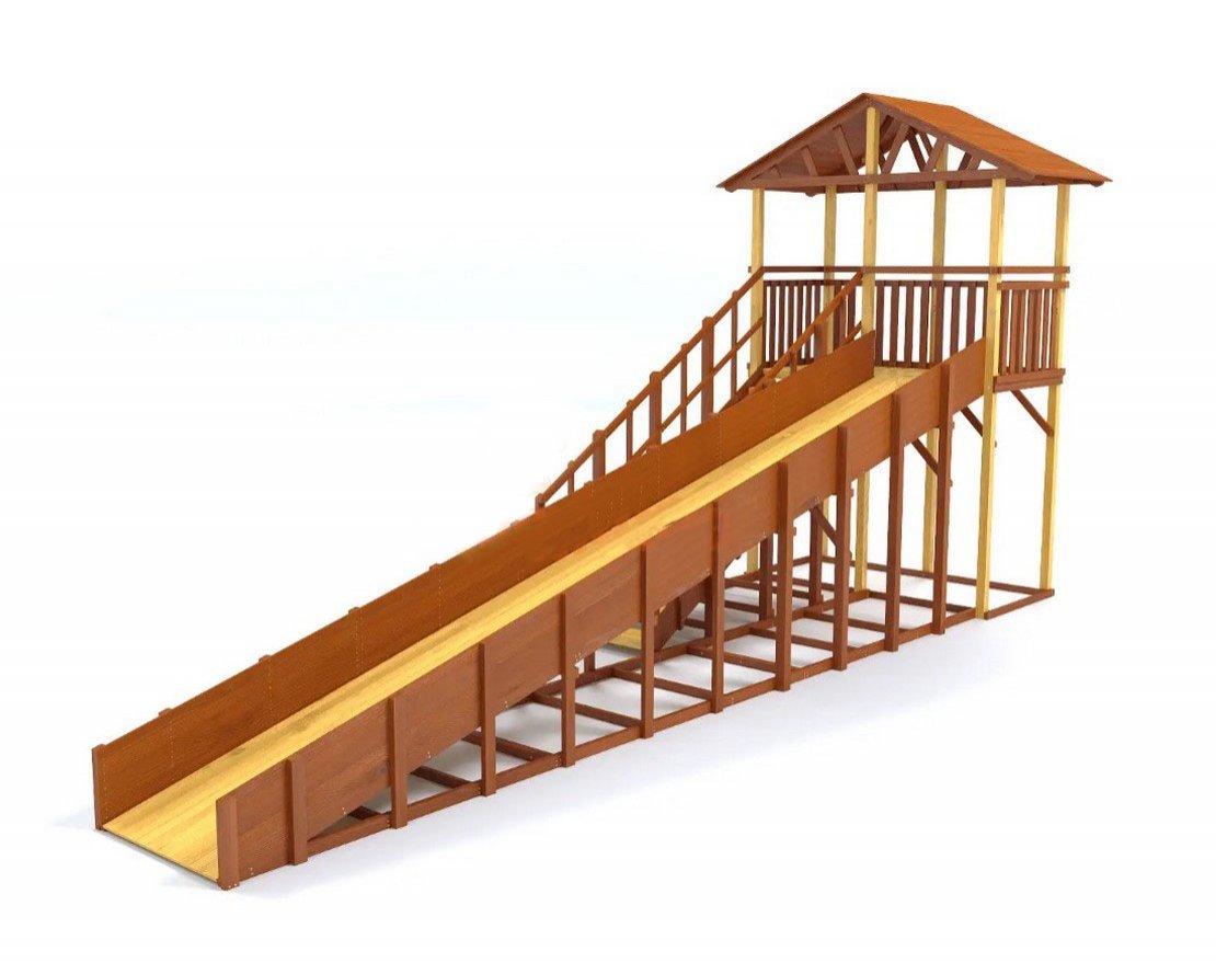 Зимняя горка TORUDA Север - 8/1 (скат 9 м) - вид 2