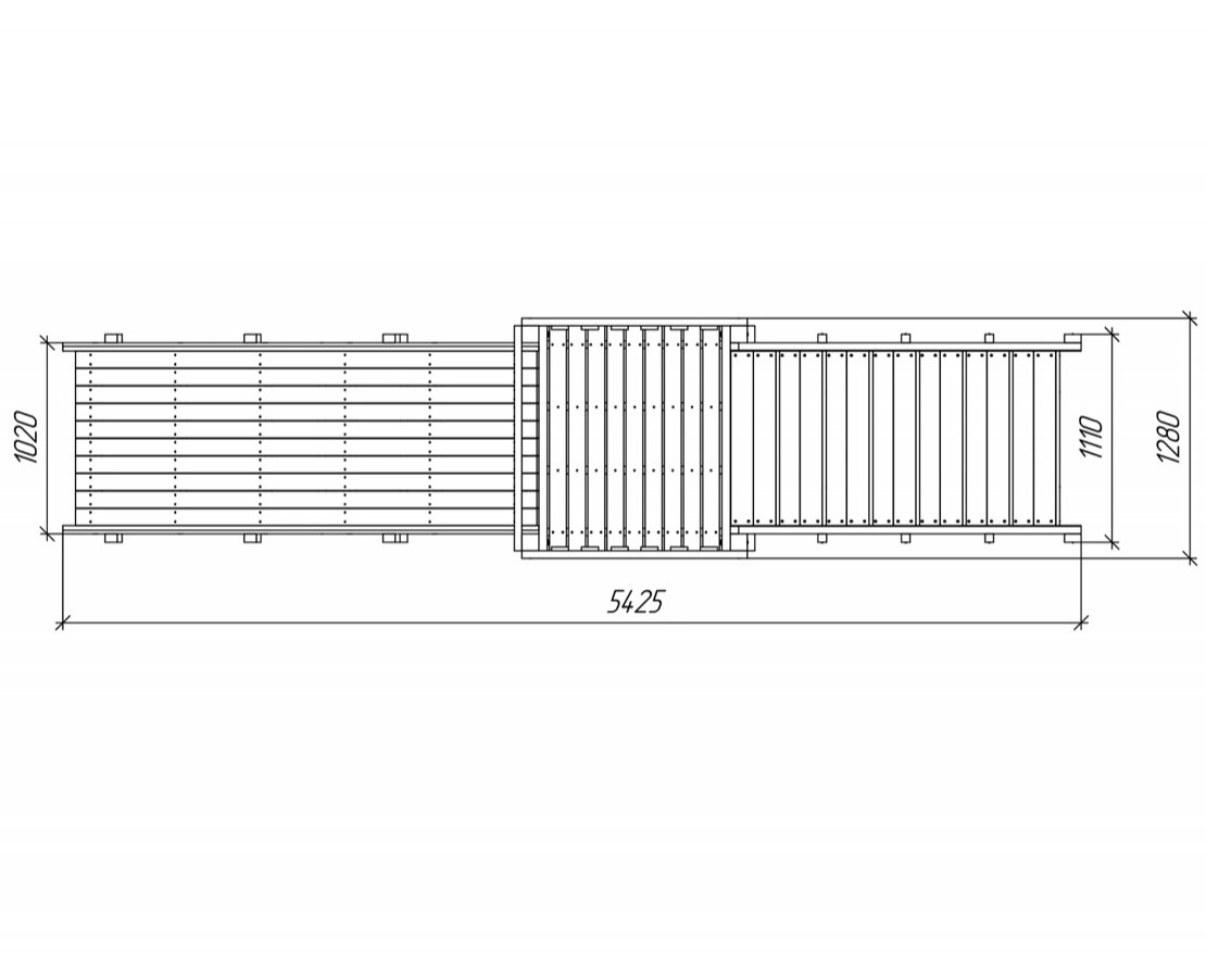 Зимняя горка TORUDA Север wood-2 (скат 3 м) - вид 5